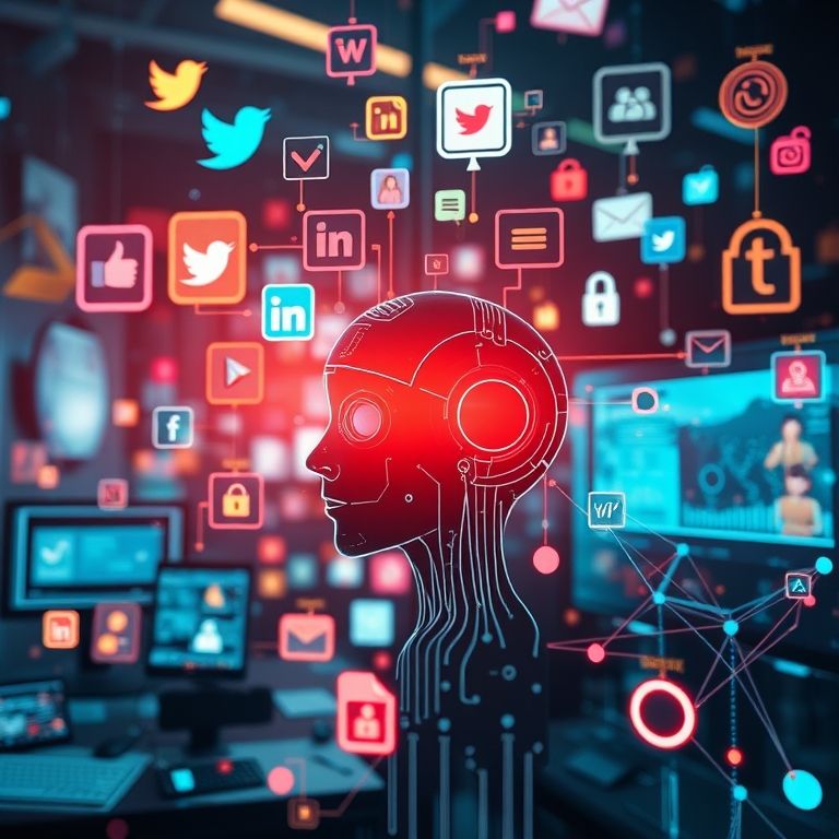 تأثیرات الگوریتمهای هوش مصنوعی بر شبکههای اجتماعی و تعامل کاربران