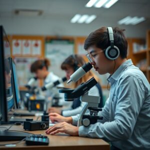 تولید محتوا و تأثیر میکروسکوپ دیجیتال بر آموزش علوم تجربی